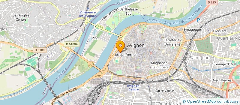 localisation de l'entreprise MADAME CHRISTIANE GERVAIS  AVIGNON