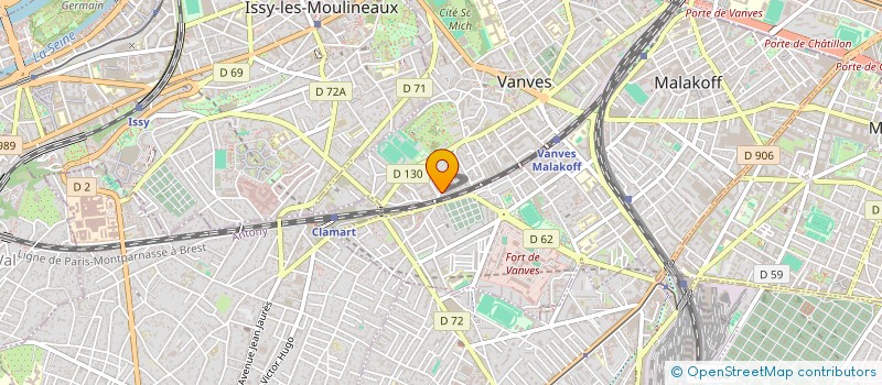 localisation de l'entreprise MADAME CHRISTIANE GHOSN  VANVES