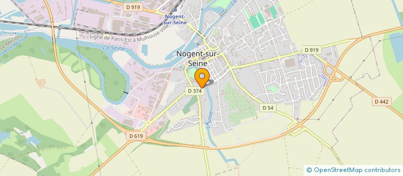 localisation de l'entreprise MADAME CHRISTIANE GIBIAU  NOGENT-SUR-SEINE