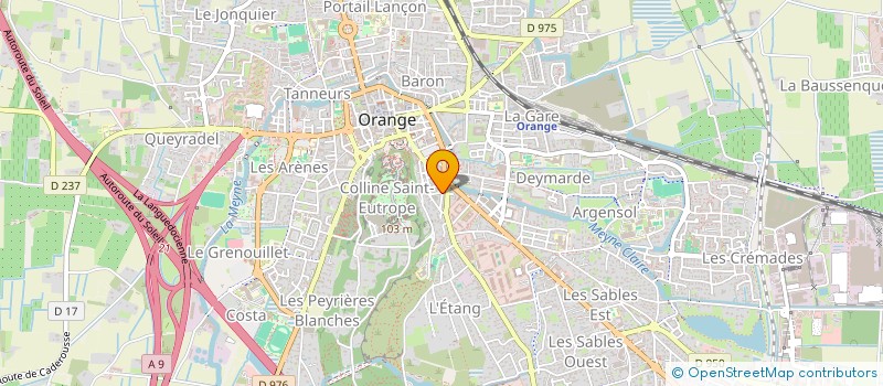 localisation de l'entreprise MADAME CHRISTIANE GIRARD  ORANGE