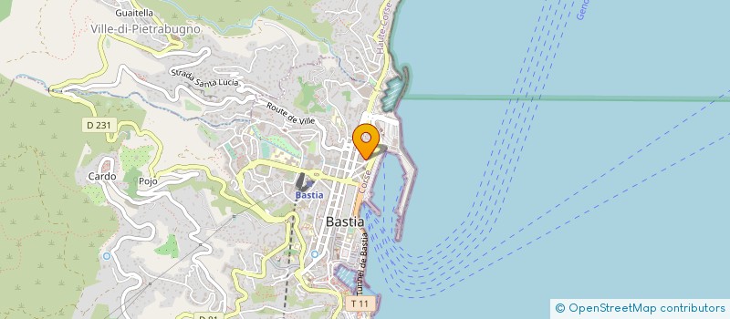 localisation de l'entreprise MADAME CHRISTIANE GIUSTI à BASTIA