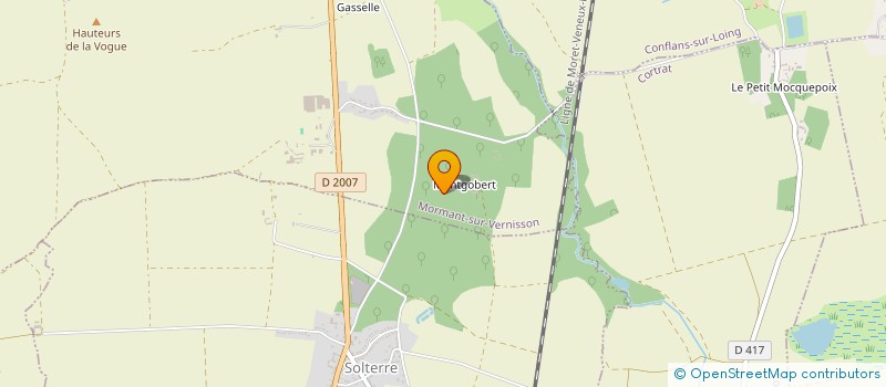 localisation de l'entreprise MADAME CHRISTIANE GONDELLE à MORMANT-SUR-VERNISSON