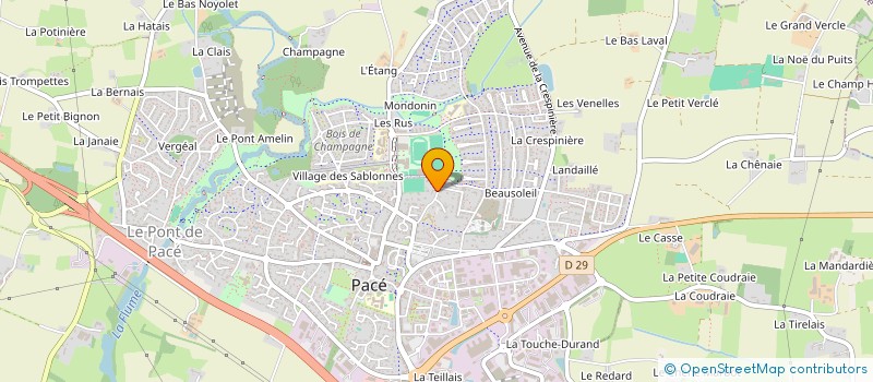 localisation de l'entreprise MADAME CHRISTIANE GORIN à PACE