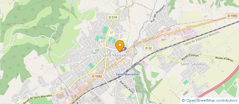 localisation de l'entreprise MADAME CHRISTIANE GRANAUD  SAINT-MARCELLIN