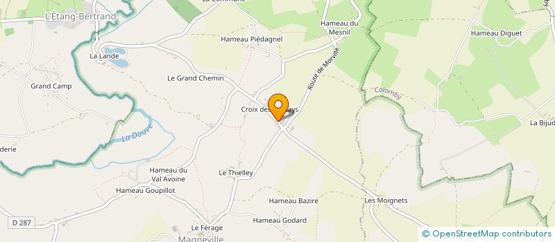 localisation de l'entreprise MADAME CHRISTIANE GUCRIN à MAGNEVILLE