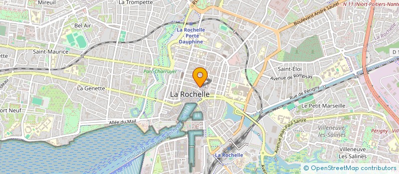 localisation de l'entreprise MADAME CHRISTIANE GUILLON à LA ROCHELLE