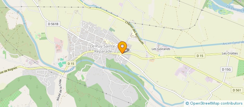 localisation de l'entreprise MADAME CHRISTIANE GUINOT  LE PUY SAINTE REPARADE