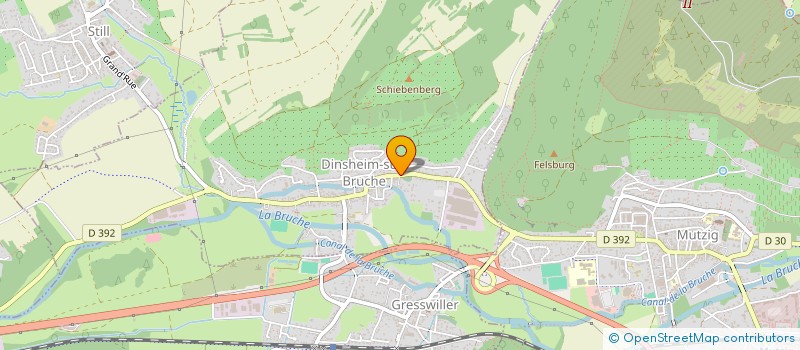 localisation de l'entreprise MADAME CHRISTIANE GULLUNG  DINSHEIM-SUR-BRUCHE