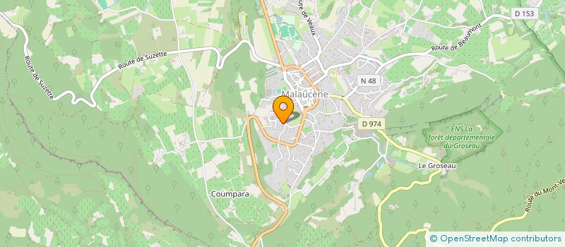 localisation de l'entreprise MADAME CHRISTIANE HAAG  MALAUCENE