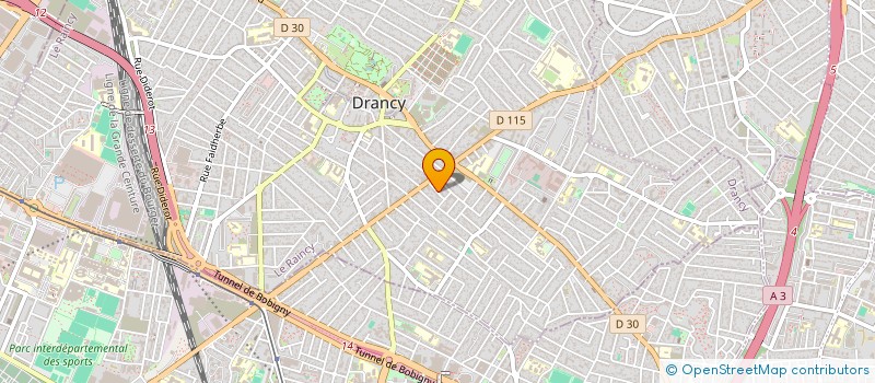localisation de l'entreprise MADAME CHRISTIANE HACHEZ à DRANCY