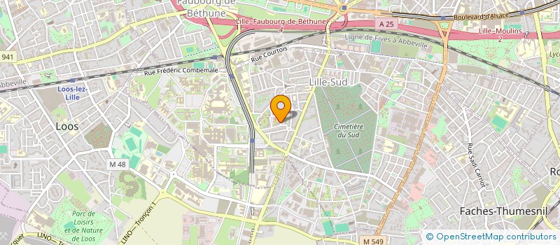 localisation de l'entreprise MADAME CHRISTIANE HACOT à LILLE