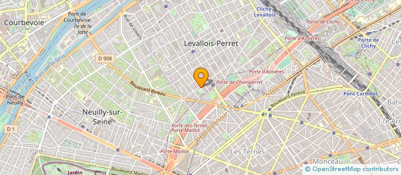 localisation de l'entreprise MADAME CHRISTIANE HAMARD à LEVALLOIS-PERRET