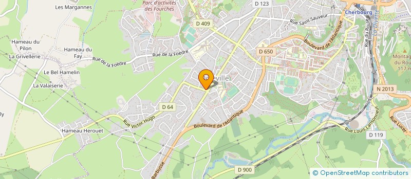 localisation de l'entreprise MADAME CHRISTIANE HAMEL  CHERBOURG-EN-COTENTIN