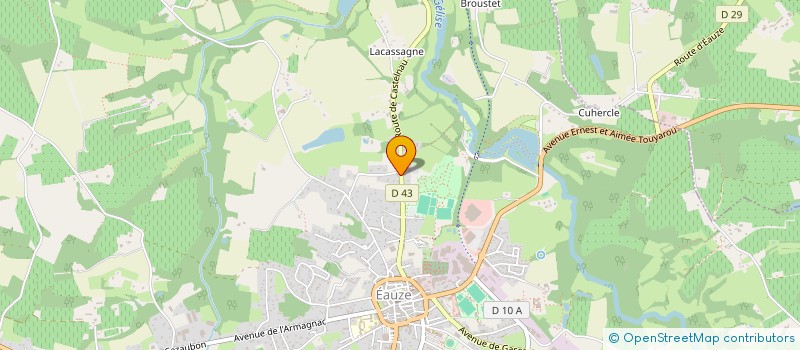 localisation de l'entreprise MADAME CHRISTIANE HAURIE  EAUZE