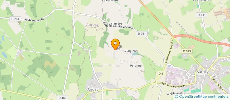 localisation de l'entreprise MADAME CHRISTIANE HELIE à SARTILLY-BAIE-BOCAGE