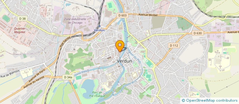 localisation de l'entreprise MADAME CHRISTIANE HENRION à VERDUN