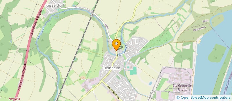 localisation de l'entreprise MADAME CHRISTIANE HIERSCHER  BEINHEIM