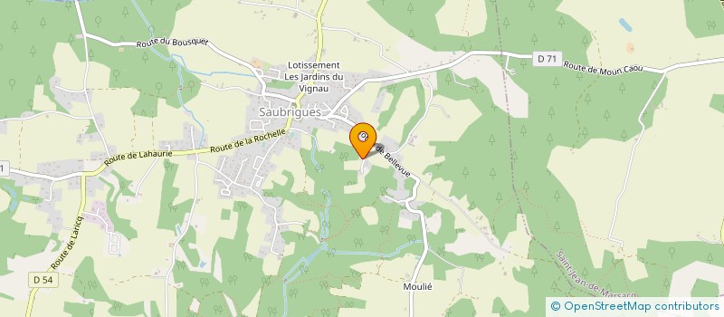 localisation de l'entreprise MADAME CHRISTIANE HIRIGOYEN  SAUBION