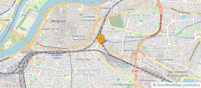 localisation de l'entreprise MADAME CHRISTIANE HOLLARD  AVIGNON