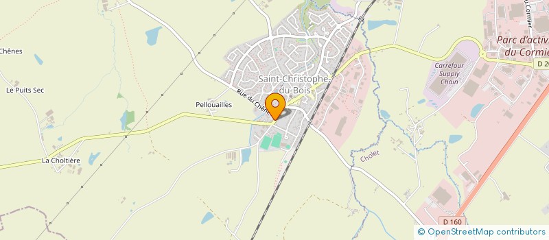 localisation de l'entreprise MADAME CHRISTIANE HORNEICK  SAINT-CHRISTOPHE-DU-BOIS