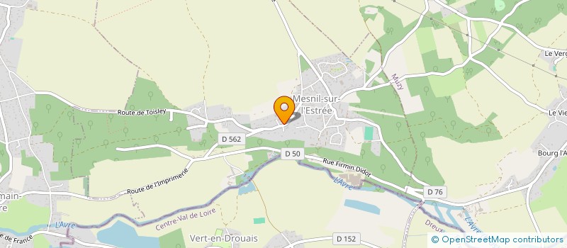 localisation de l'entreprise MADAME CHRISTIANE HUREL  MESNIL-SUR-L'ESTREE