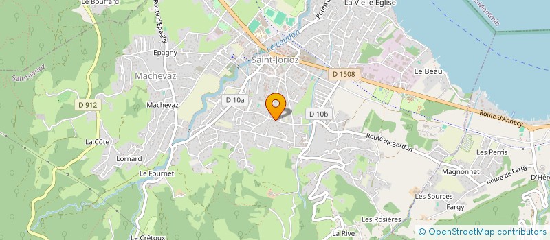 localisation de l'entreprise MADAME CHRISTIANE ISNARD à SAINT-JORIOZ