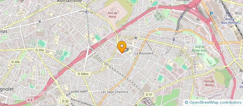 localisation de l'entreprise MADAME CHRISTIANE JABINET  MONTREUIL