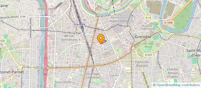 localisation de l'entreprise MADAME CHRISTIANE JACOB à GRENOBLE