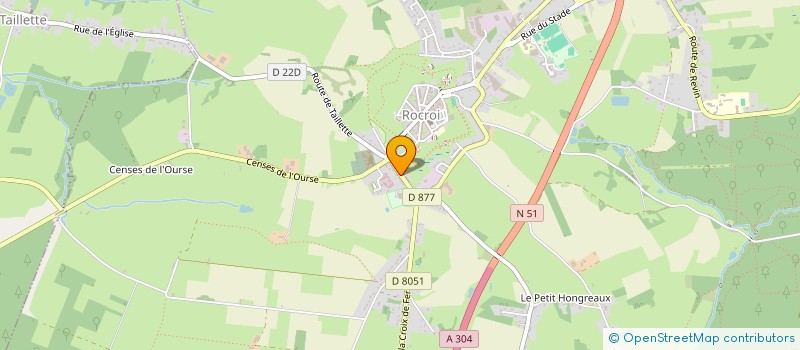 localisation de l'entreprise MADAME CHRISTIANE JASCHINSKI  ROCROI