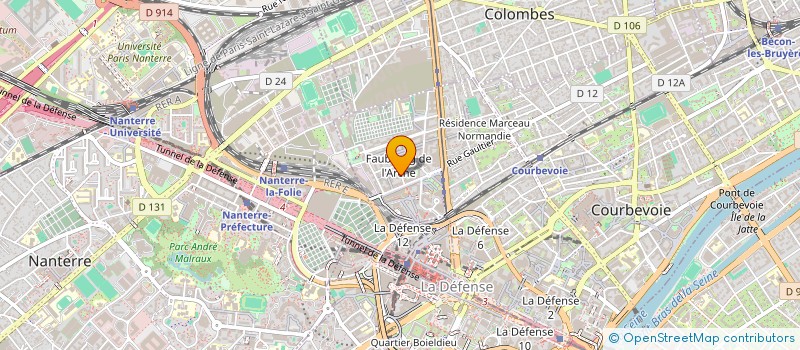localisation de l'entreprise MADAME CHRISTIANE JOGUET à COURBEVOIE