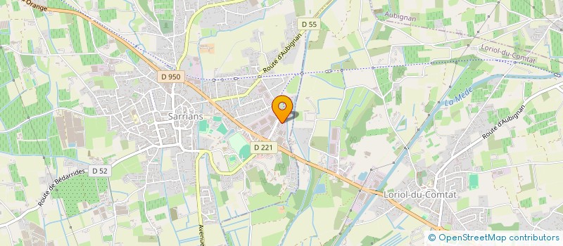 localisation de l'entreprise MADAME CHRISTIANE JOUVE  SARRIANS