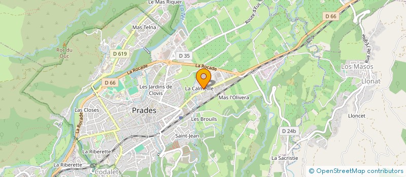 localisation de l'entreprise MADAME CHRISTIANE JULIO  PRADES