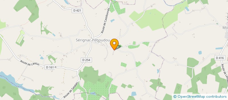 localisation de l'entreprise MADAME CHRISTIANE KERZAON  SERIGNAC-PEBOUDOU