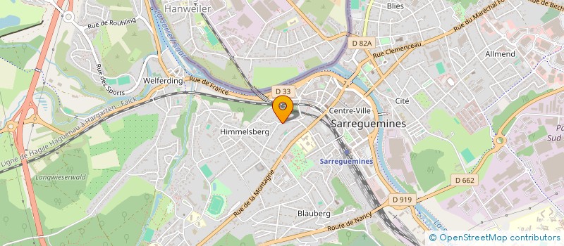 localisation de l'entreprise MADAME CHRISTIANE KOEPPLER  SARREGUEMINES