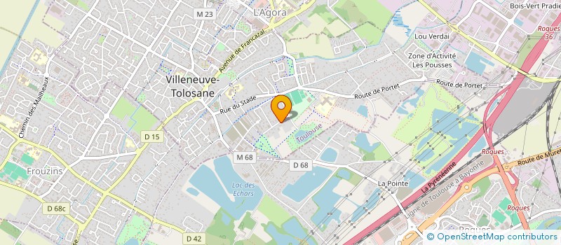 localisation de l'entreprise MADAME CHRISTIANE LACROIX à VILLENEUVE-TOLOSANE