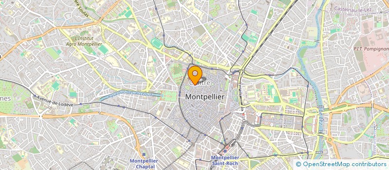localisation de l'entreprise MADAME CHRISTIANE LADOUX à MONTPELLIER