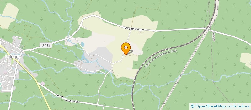 localisation de l'entreprise MADAME CHRISTIANE LAFARGUE  LALUQUE