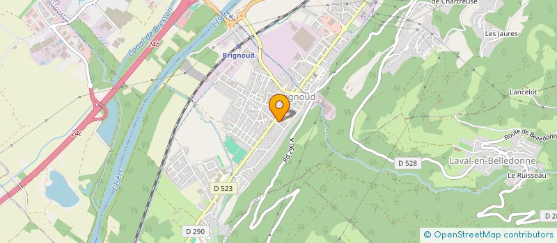 localisation de l'entreprise MADAME CHRISTIANE LAGRASTA  VILLARD-BONNOT