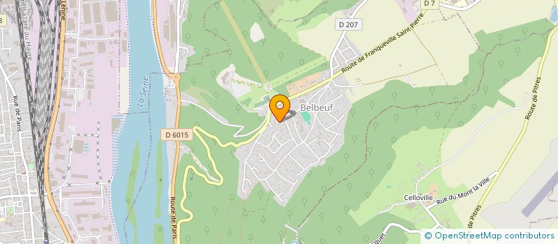 localisation de l'entreprise MADAME CHRISTIANE LAIGLE  BELBEUF