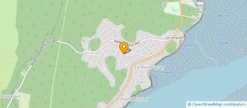 localisation de l'entreprise MADAME CHRISTIANE LANCEL  LEGE-CAP-FERRET