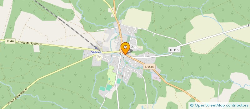 localisation de l'entreprise MADAME CHRISTIANE LAPEZE  SABRES