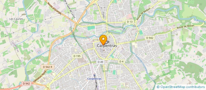 localisation de l'entreprise MADAME CHRISTIANE LAPLANE  CARPENTRAS