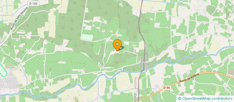 localisation de l'entreprise MADAME CHRISTIANE LASSIAZ  BOLLENE