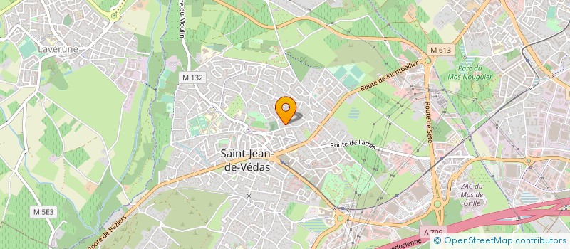 localisation de l'entreprise MADAME CHRISTIANE LAURENT  SAINT-JEAN-DE-VEDAS