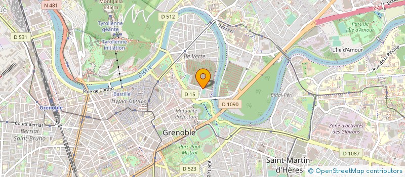 localisation de l'entreprise MADAME CHRISTIANE LAURENT GONNET  GRENOBLE