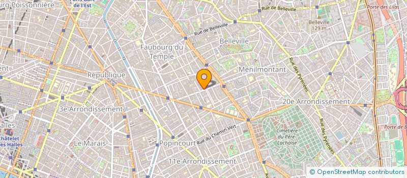 localisation de l'entreprise MADAME CHRISTIANE LE BARS  PARIS