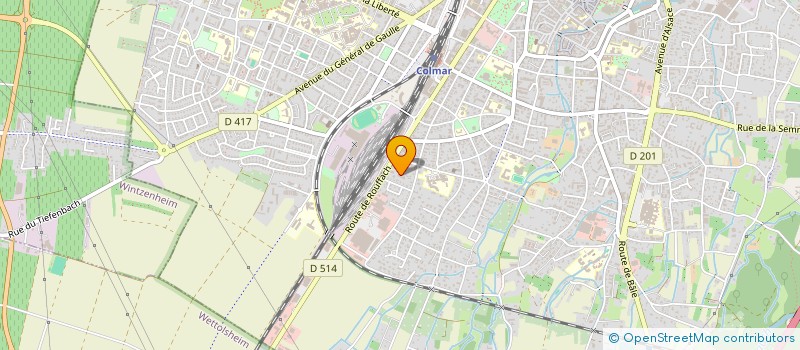 localisation de l'entreprise MADAME CHRISTIANE LE GOFF  COLMAR