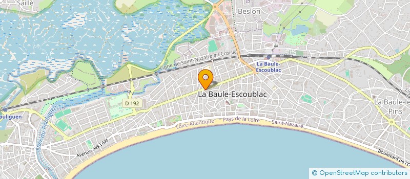 localisation de l'entreprise MADAME CHRISTIANE LE LIEVRE à LA BAULE-ESCOUBLAC