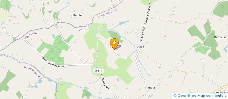 localisation de l'entreprise MADAME CHRISTIANE LE MOAL  LAUZUN