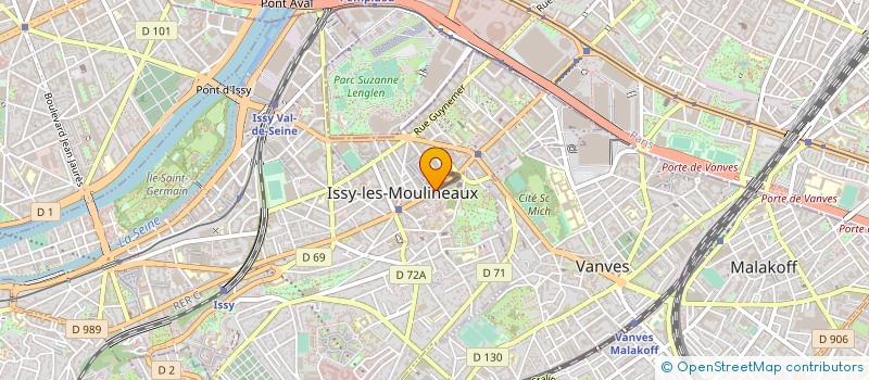 localisation de l'entreprise MADAME CHRISTIANE LE RUN à ISSY-LES-MOULINEAUX